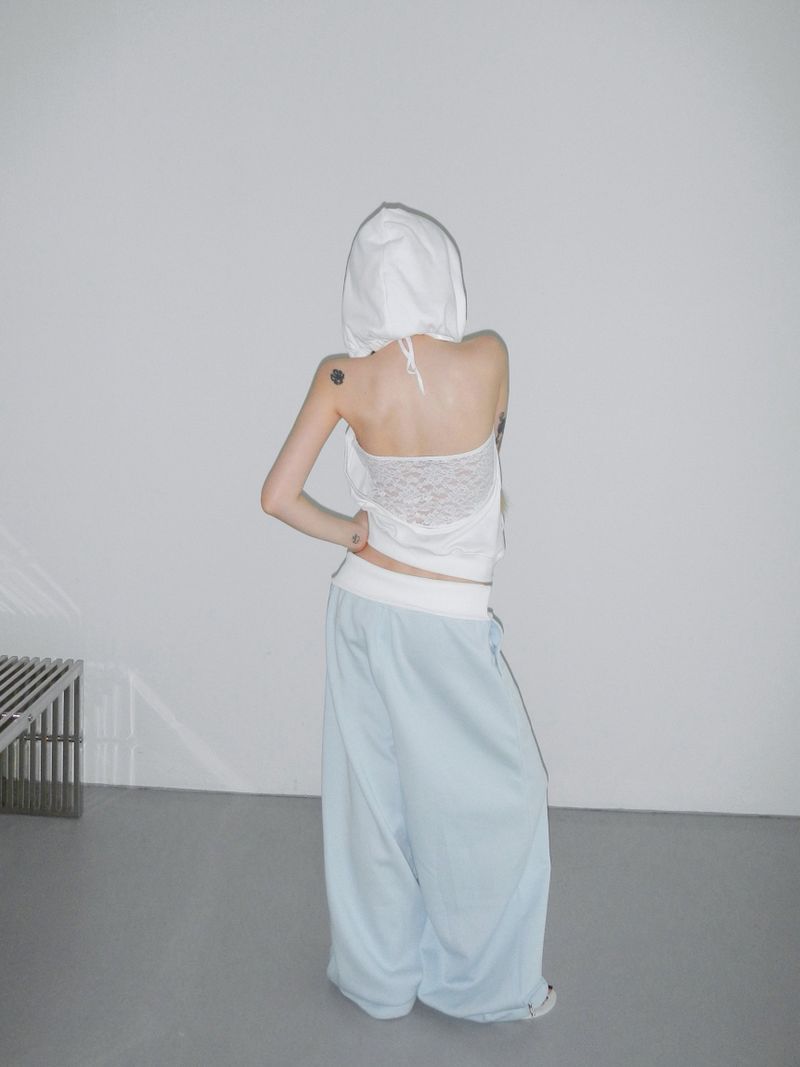 puching backless hoodie(3 color)