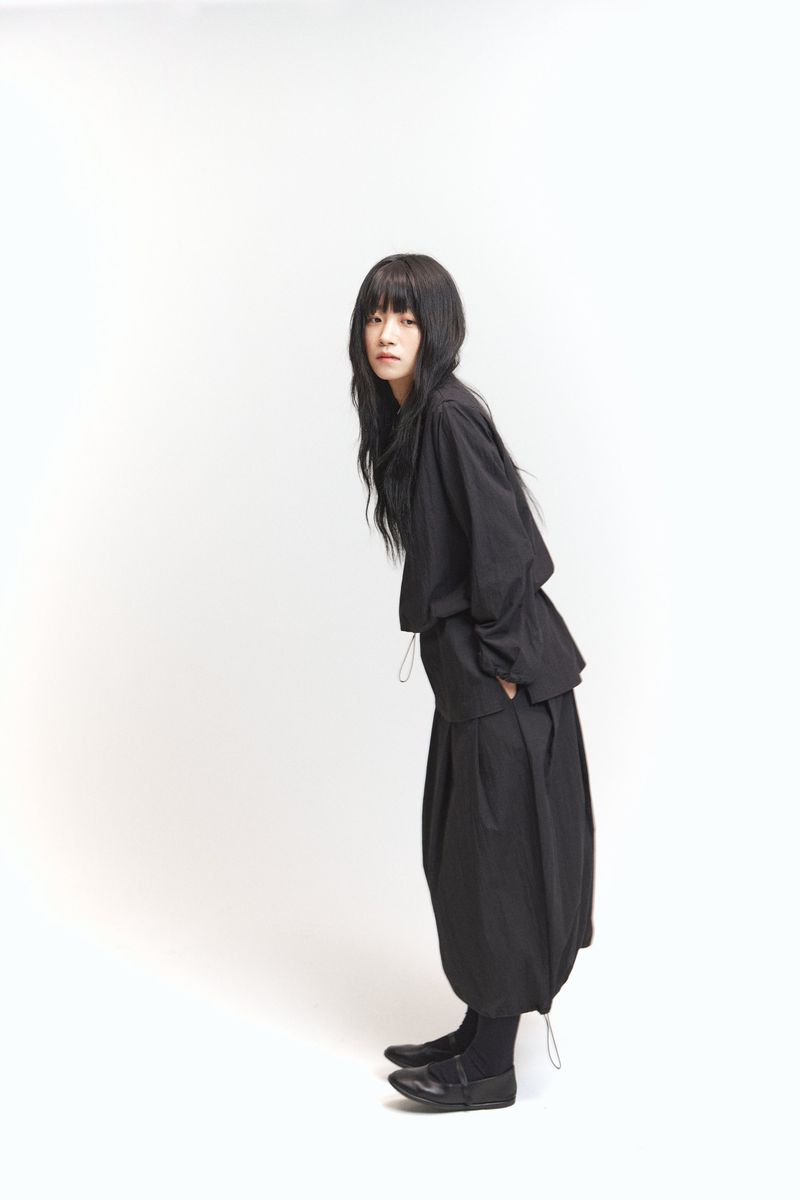 Layered Blouse / Black