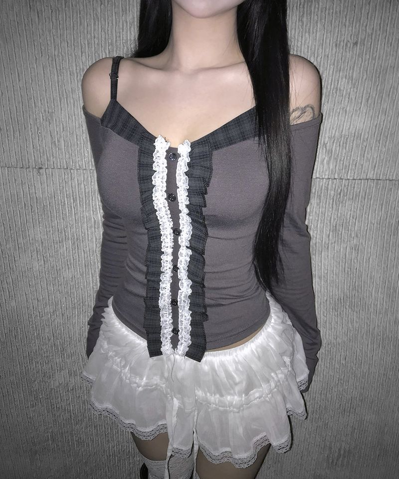 rael frill tee (3colors)