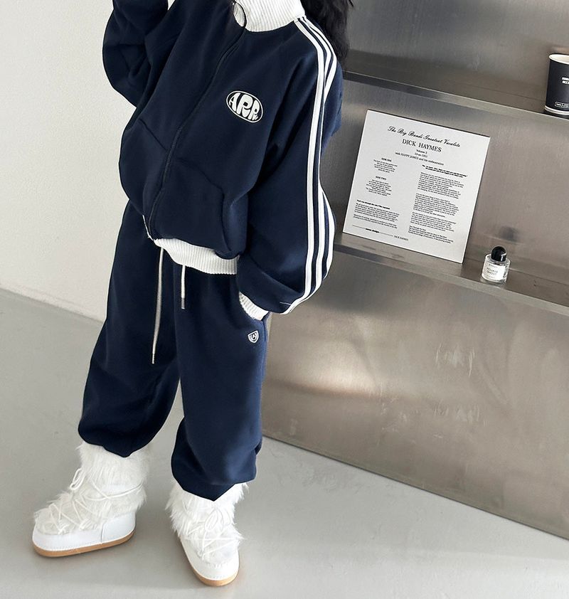 Aru fleece track zip-up