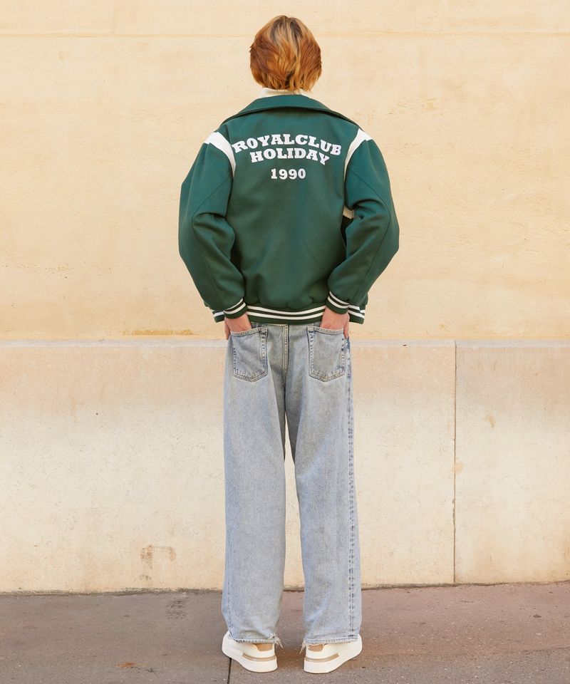 RCH varsity stadium Jacket green