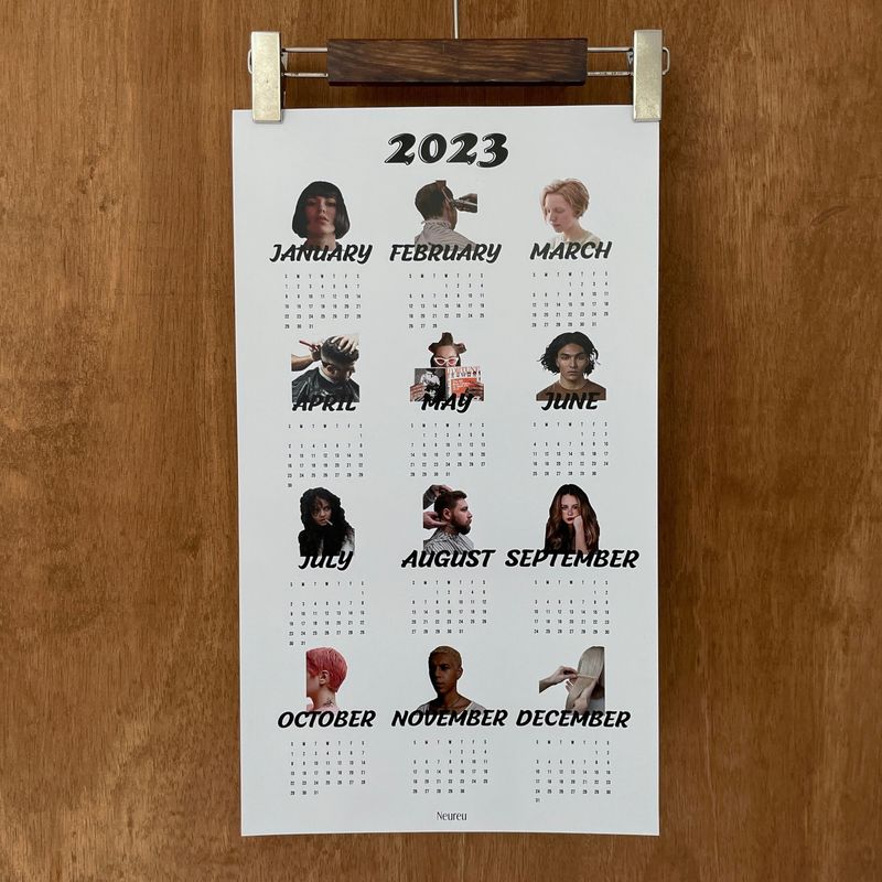 Color Poster Calendar