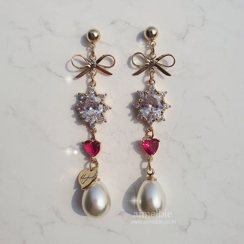 Heart Princess Earring