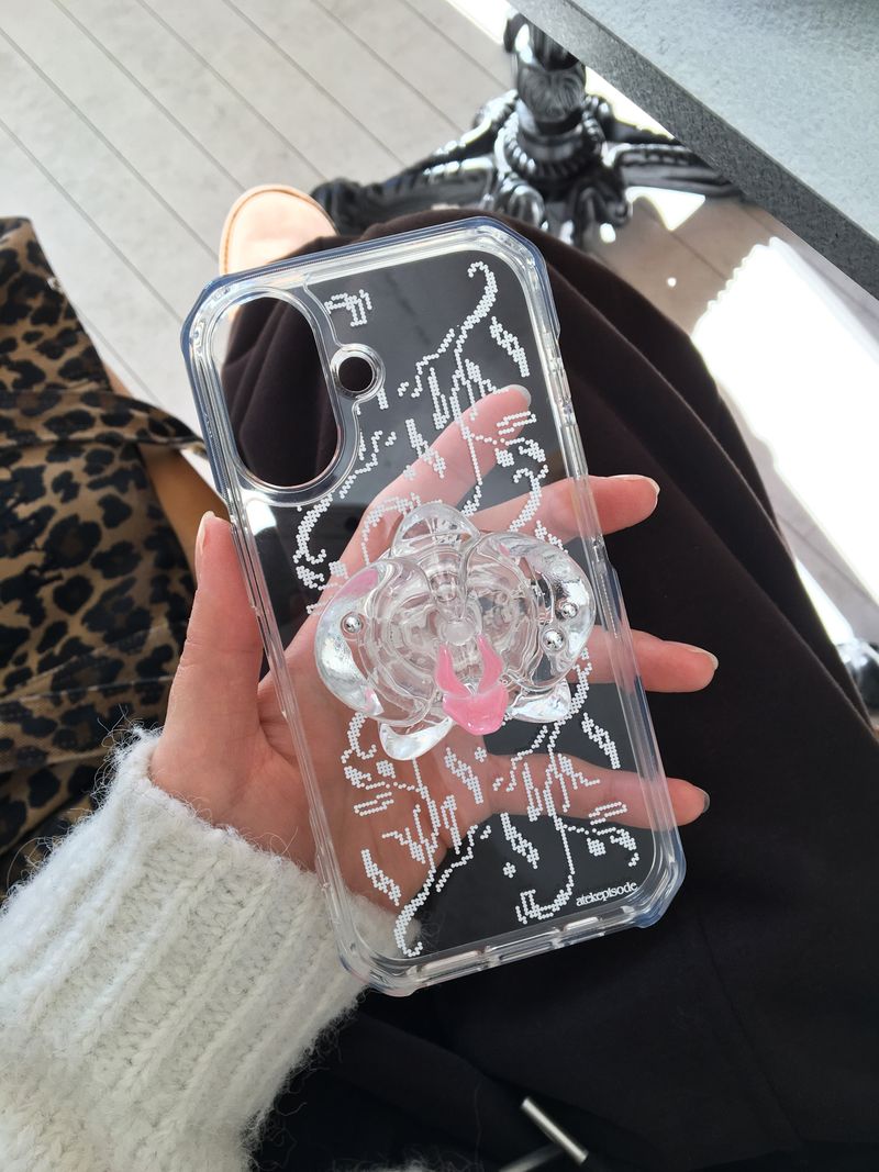 Flower Mosaic Jelly Hard Case