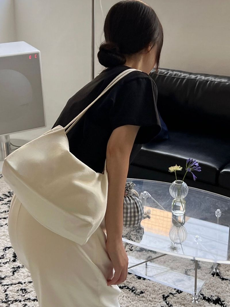 ppocketto cozy half bag - ivory