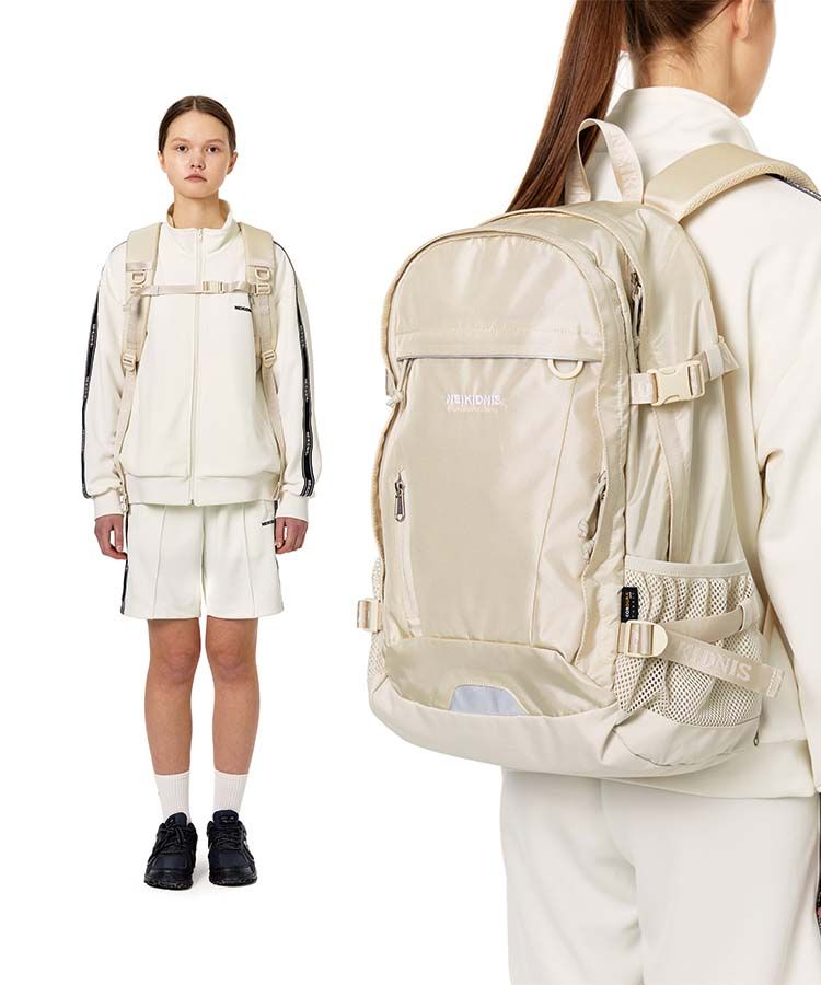 NEIKIDNIS（ネイキドニス）の「LIGHT BEIGE 学生バックパック（バッグ）」