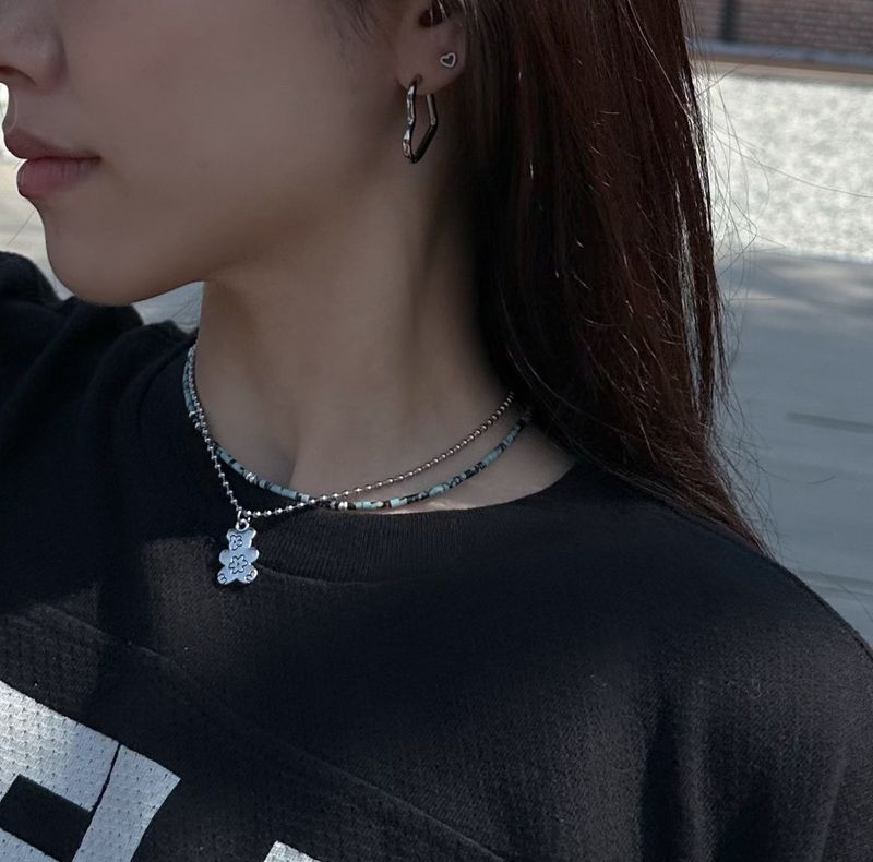ミニハートピアス