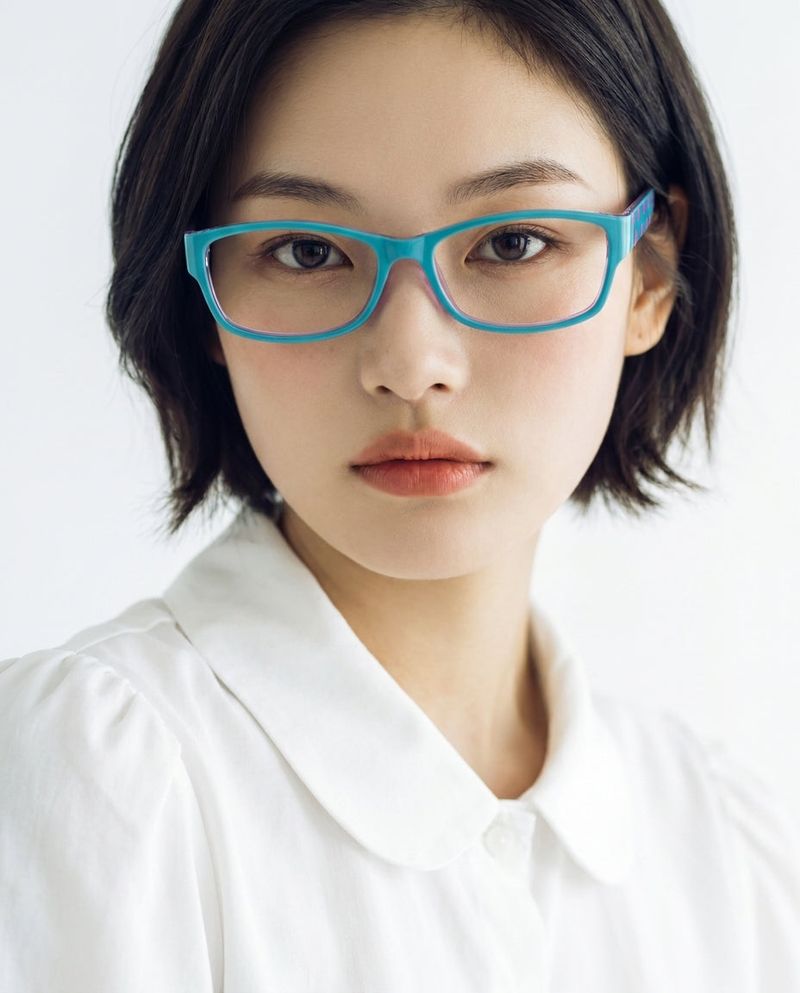 DOT SQUARE GLASSES (2COLOR)