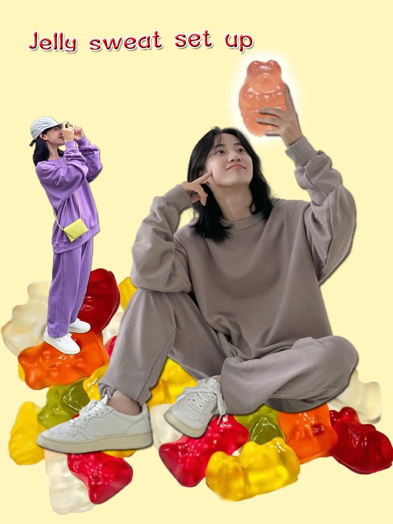 Jelly sweat set up jogger pants