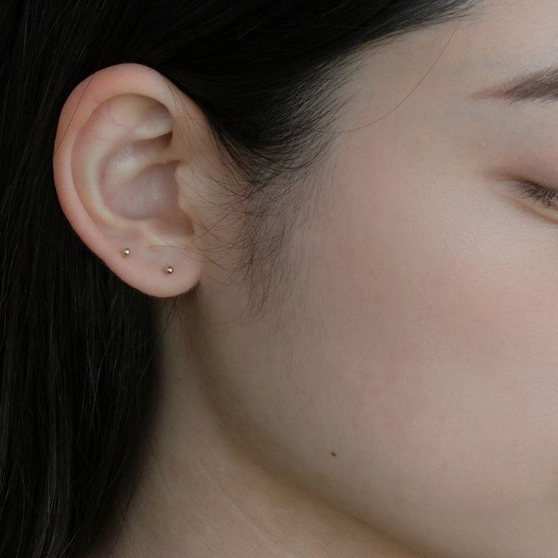 [single piercing]14K GOLD MINI PIERCING