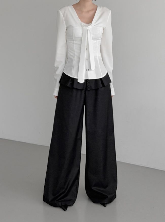 Eve Tie Snap Blouse