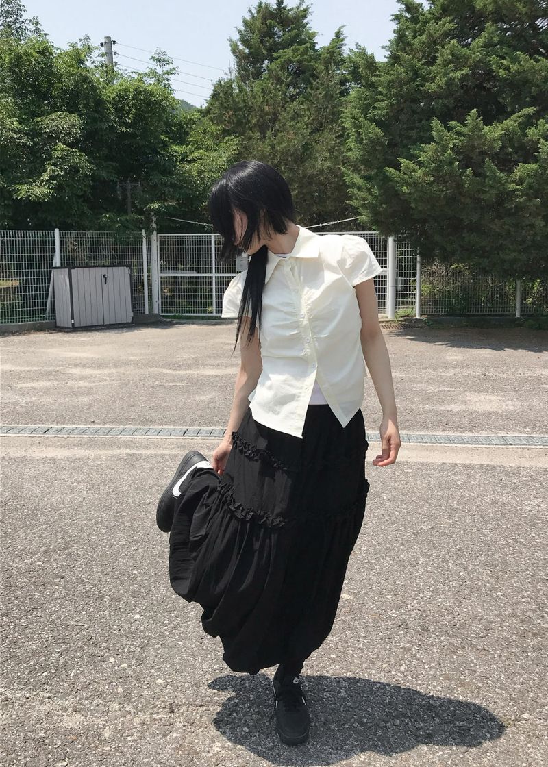 FRILL PUFF SKIRT