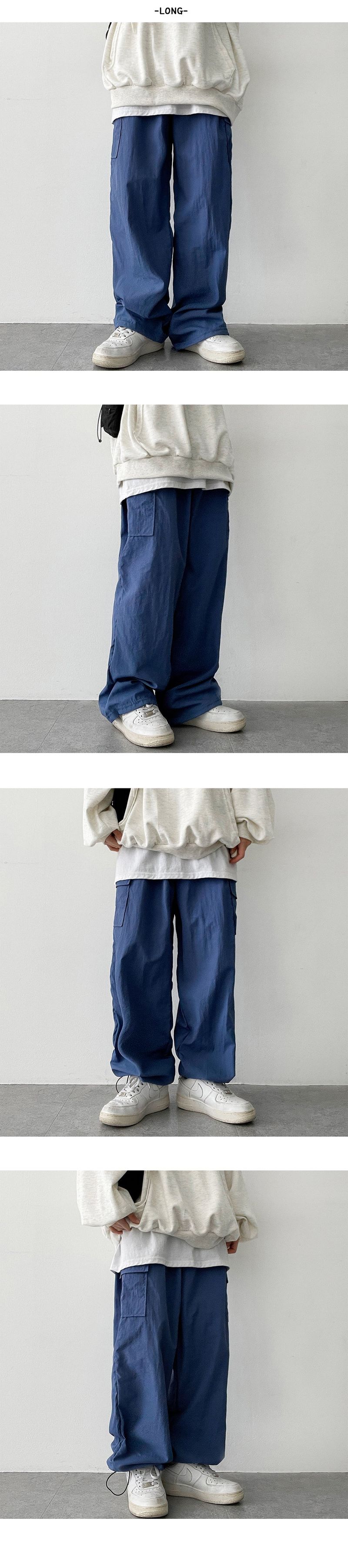 Watch Hem String Cargo Banded Waist Pants