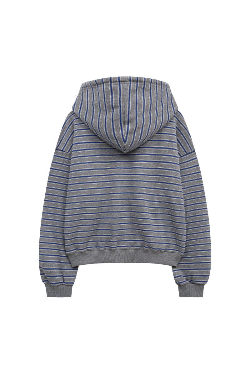 set st hood zip up (grey)