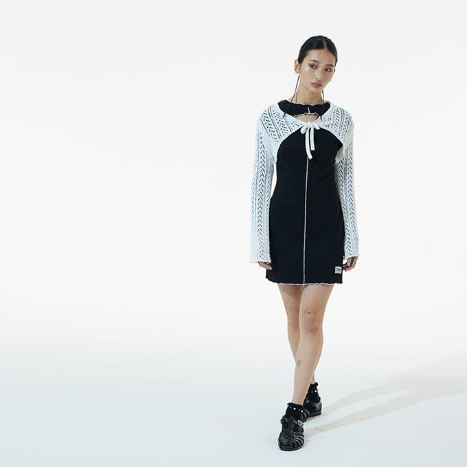 ANDTHEOTHER(アンドジアザー)の「BLACK INTERLOCK DRESS(Dresses)」