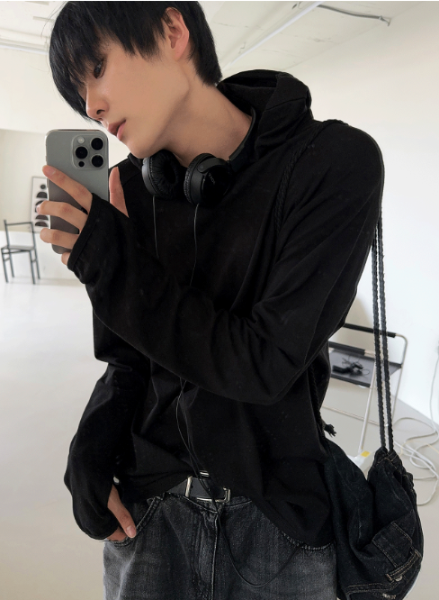 COSYHARU（コシハル）の「Air Hood Warmer Tea（Tops）」