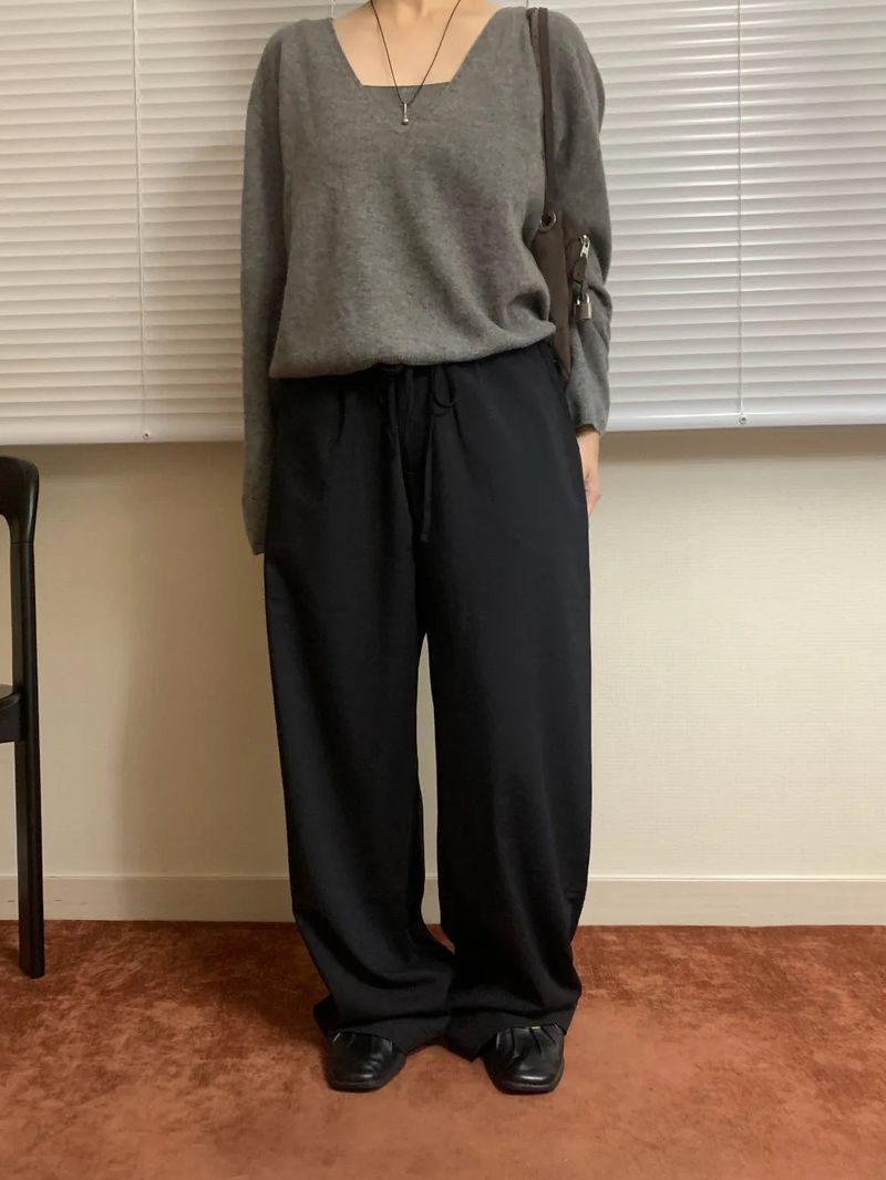seymour（セイモア）の「ルーズ ワイド スラックス（パンツ）」