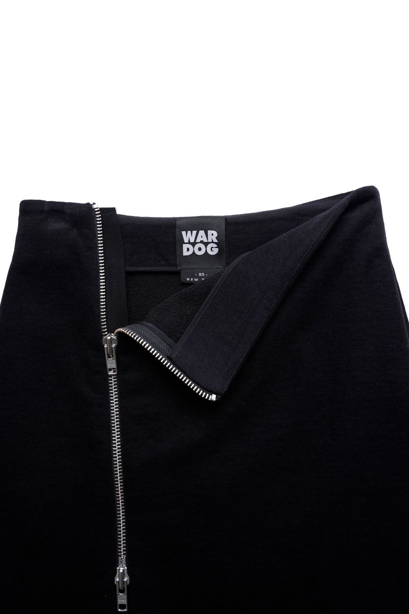 Zip Up Mini Skirt