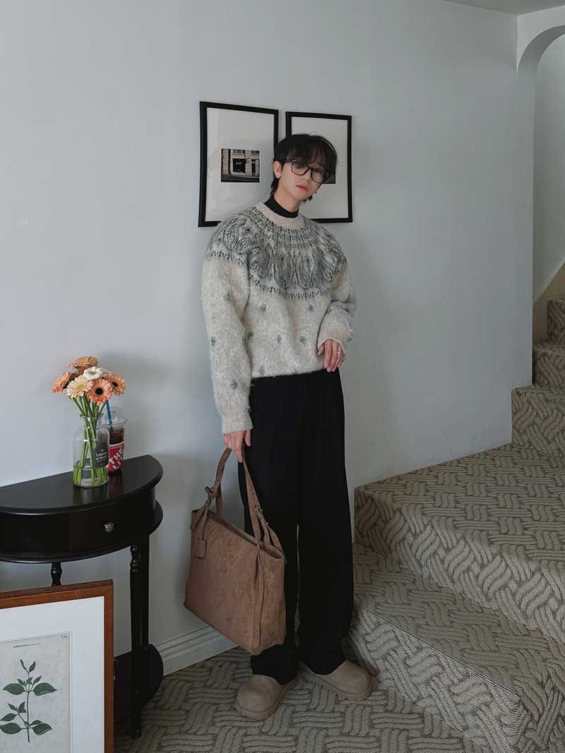 ASCLO Suede Tote Bag (3color)