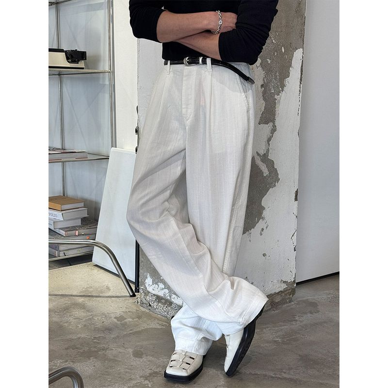 LAURANT（ロラン）の「[S/S] Linen half banding pants(2color)（Pants）」