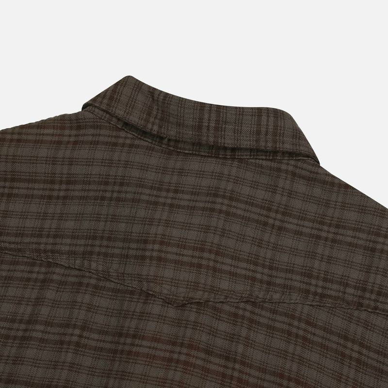 Ravi Raw-Edge Check Shirt (4 Colors)