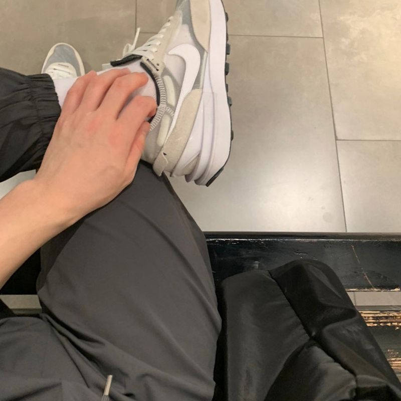 NUS. COTT CHACOAL JOGGER PANTS