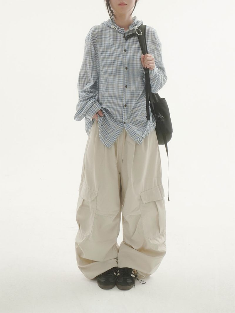 onearv（ワンアブ）の「By hood check shirt -3C（Tops）」