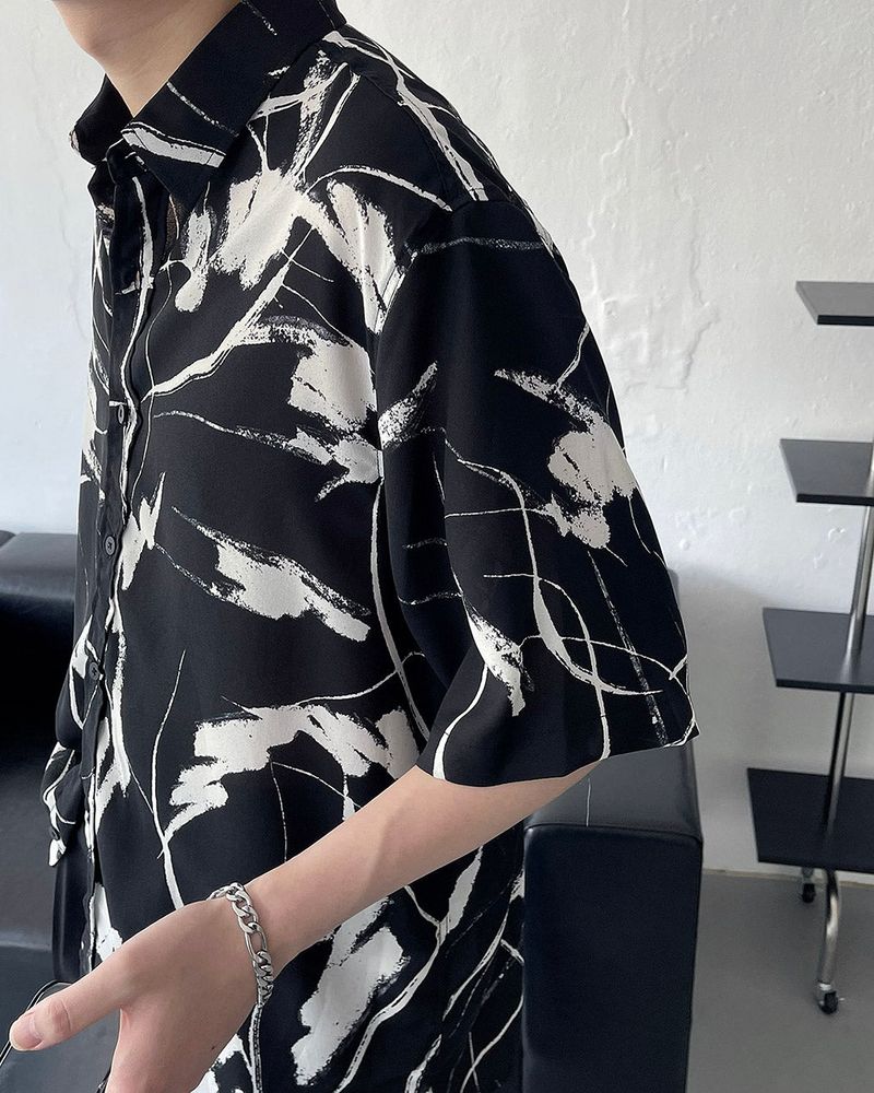 OWN Drawing Pattern Shirt (2 colors)