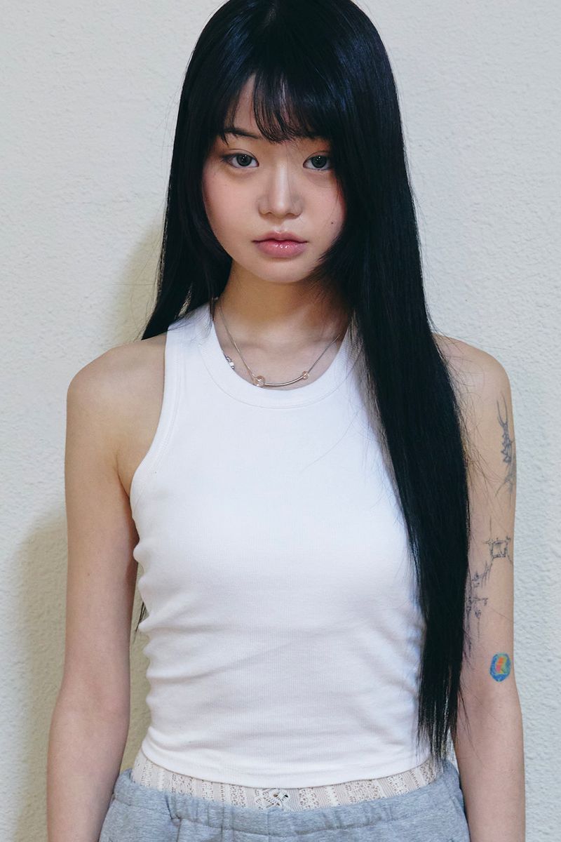 Rimma ribbed sleeveless top