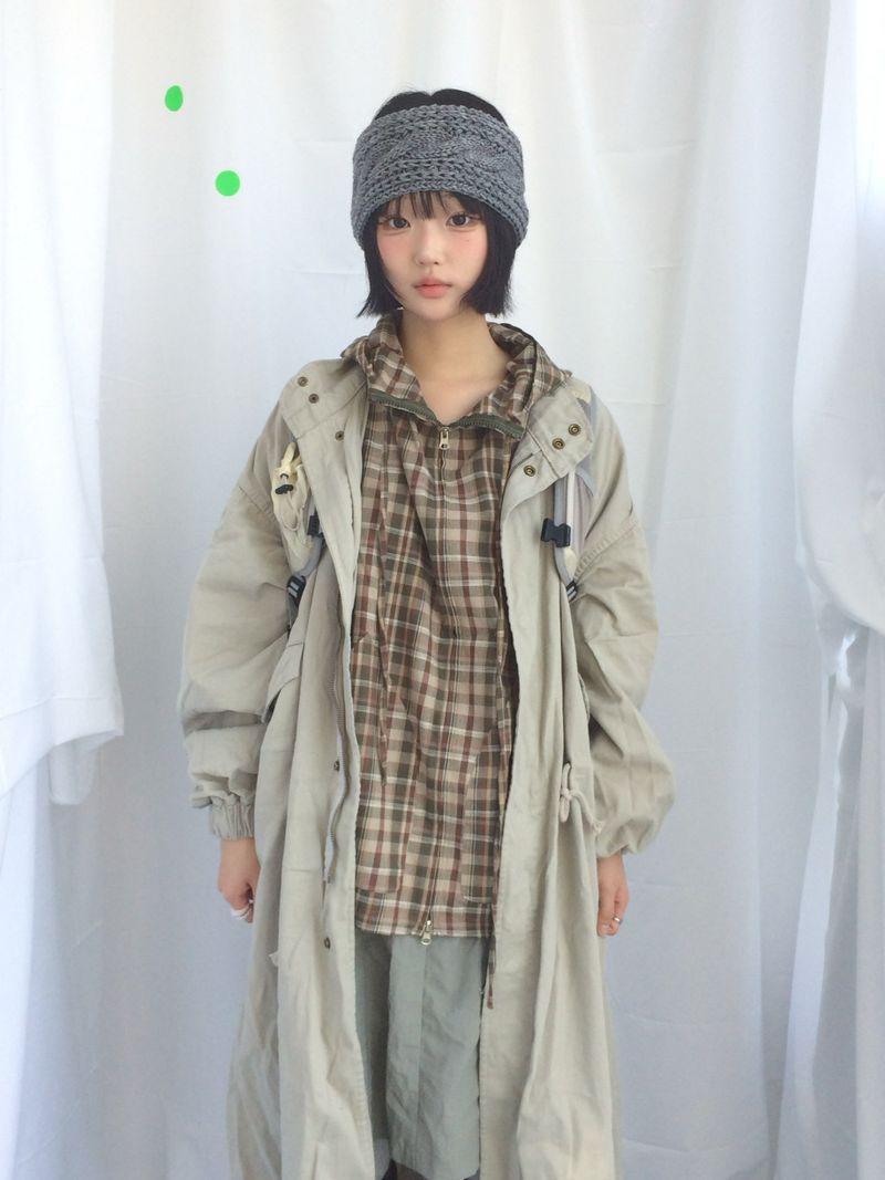 ner.ui.bin(ノエビン)の「Vintage Fore Mood Long Jacket(Jackets/Outerwear)」