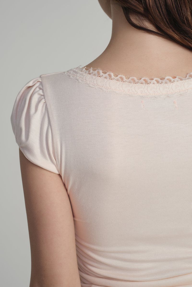 Vivienne Ballet Lace Top (SSver), Pink