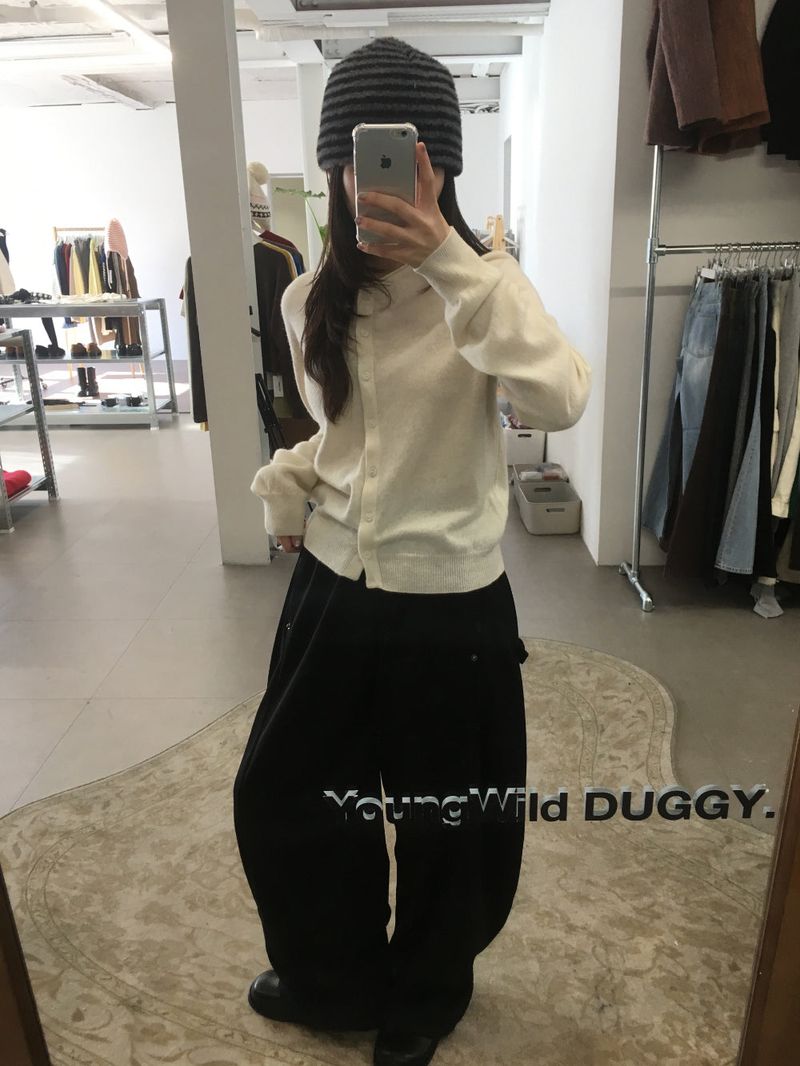 Engadin Round Cardigan (6Colors)