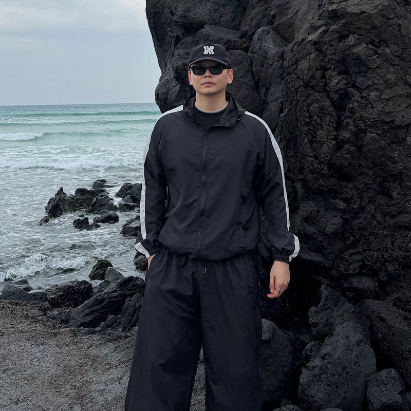 Color Crop Windbreaker (2color)