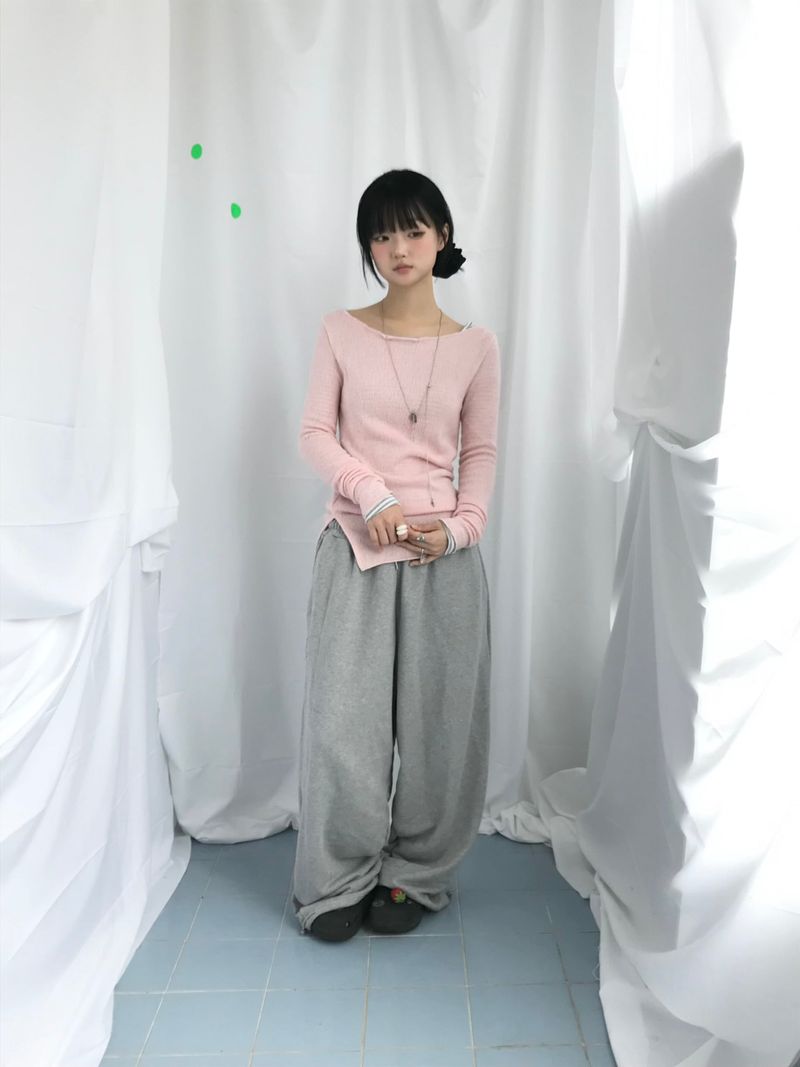 loose fit basic jogger pants