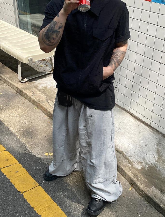 No.0831 BP double knee wide nylon PT