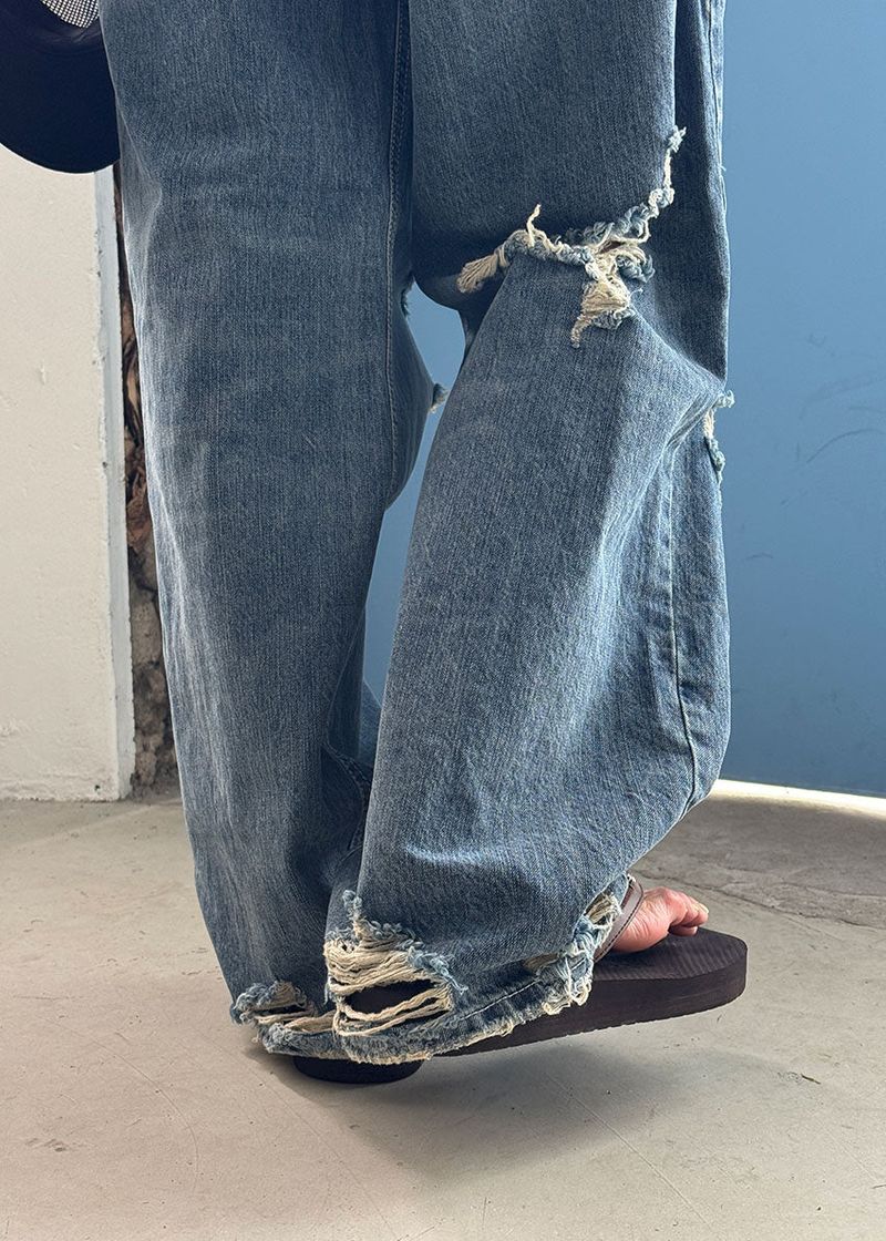SUN DAMAGE WIDE PANTS (S-L)