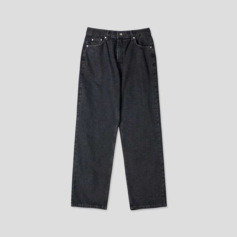 Handle Over Embroidered Denim Pants