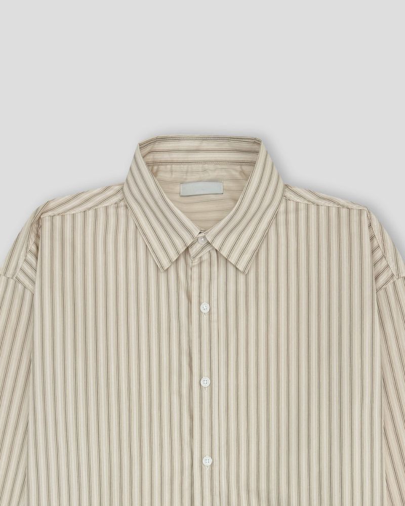 Pastel Oversized Stripe Shirt