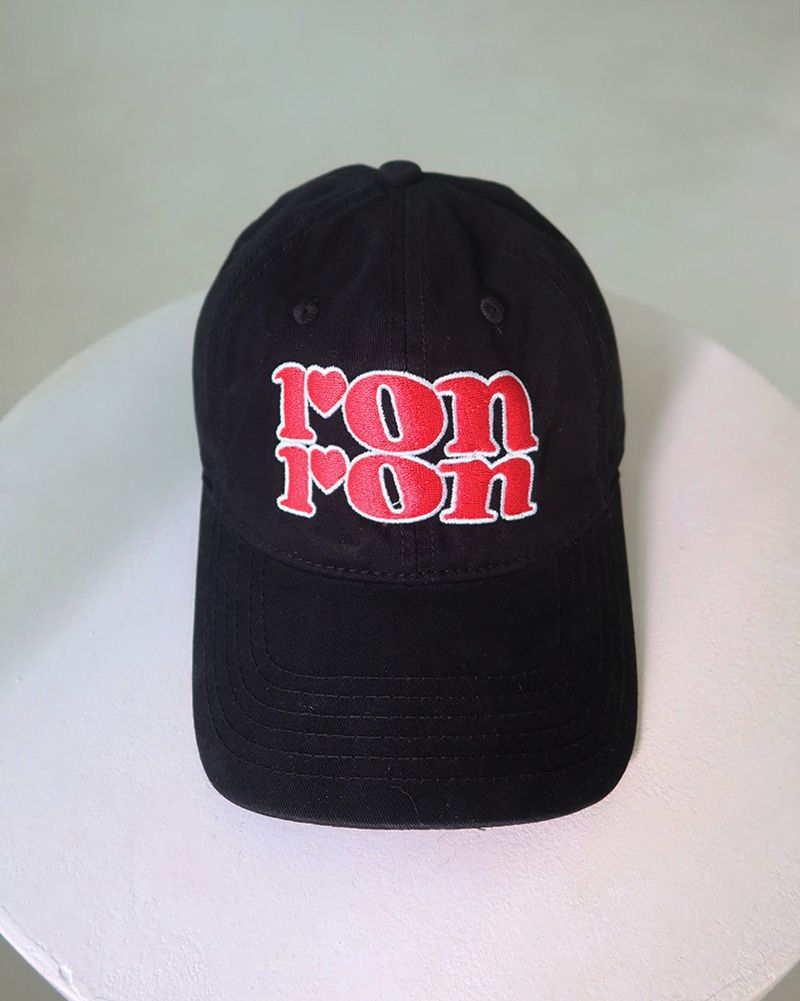 Loving kitsch lettering ball cap