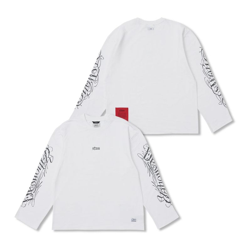 Destroyer Light Weight Oversized Long Sleeves Black / Charcoal / White