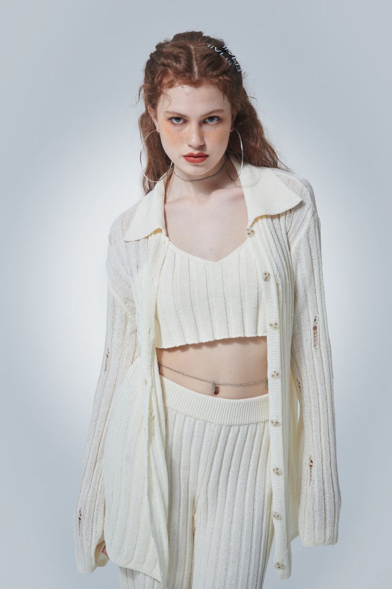 LOW KNIT BRA-TOP