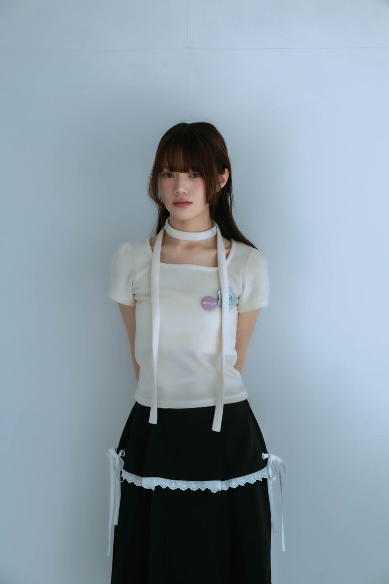 choker badge tee(ibory)