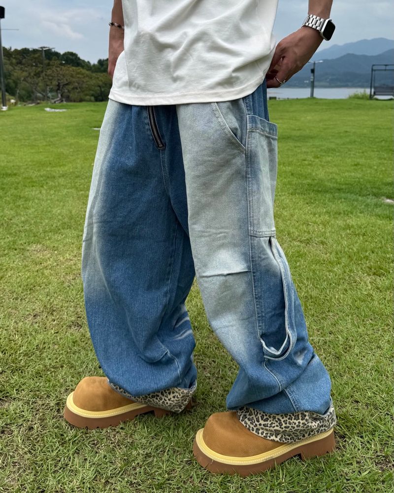 BONGJU（ボンジュ）の「タイガースキンロールアップカーペンターパンツ（パンツ）」