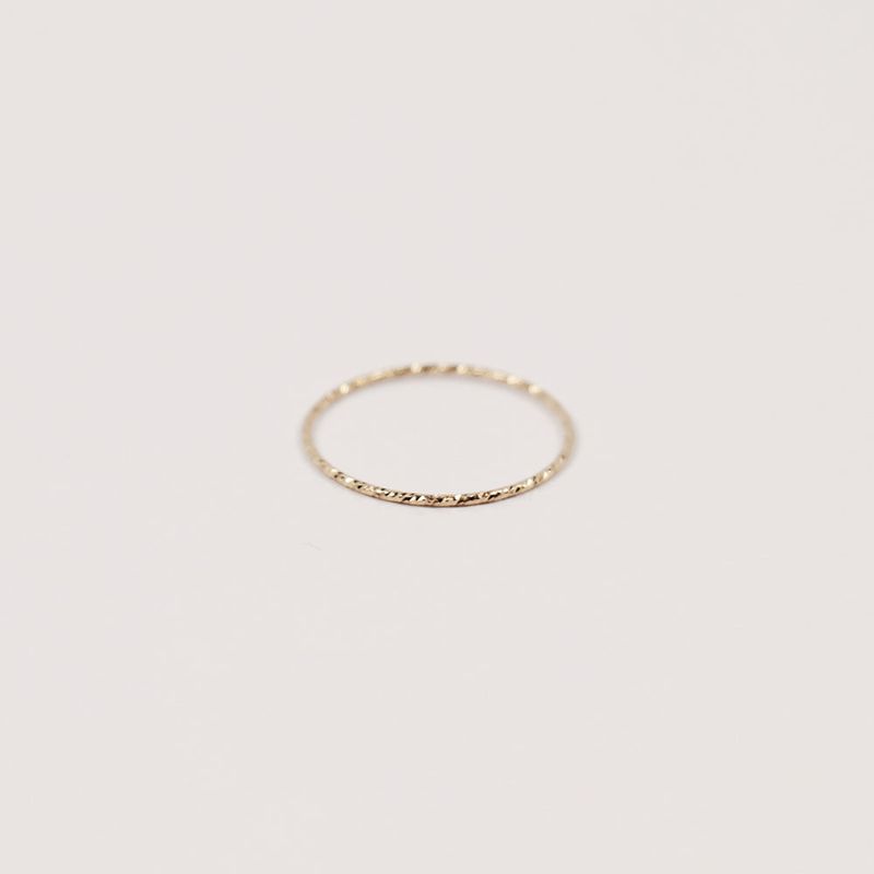 14K GOLD CUTTING RING_2COLOR