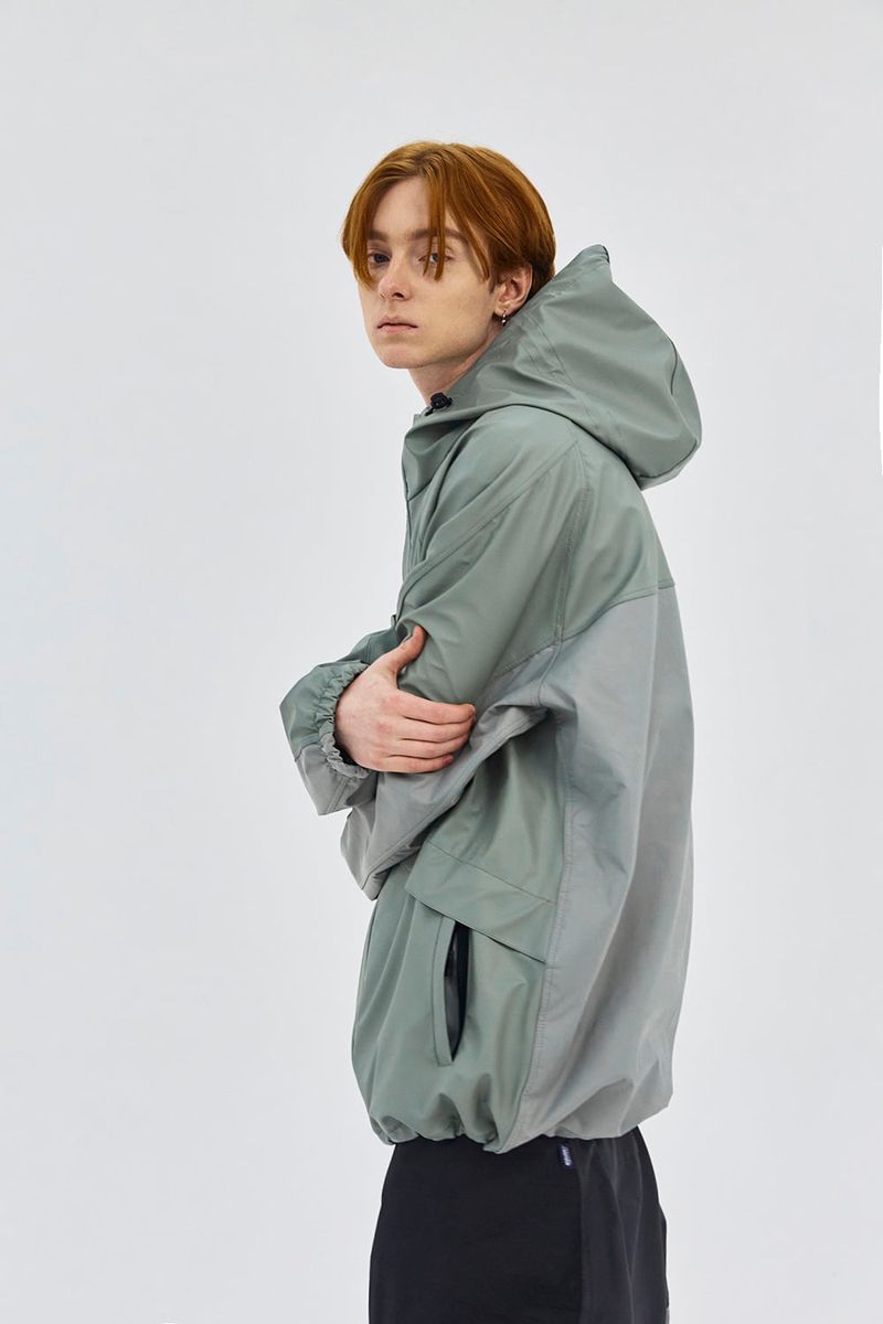 WIDE H HOODED JACKET