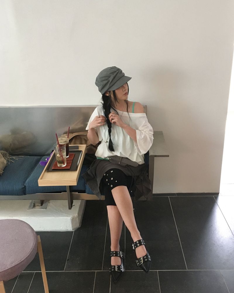 Folding flare skirt