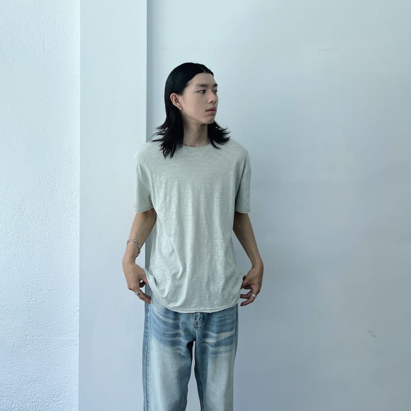 Natural Cotton Relaxed Tee