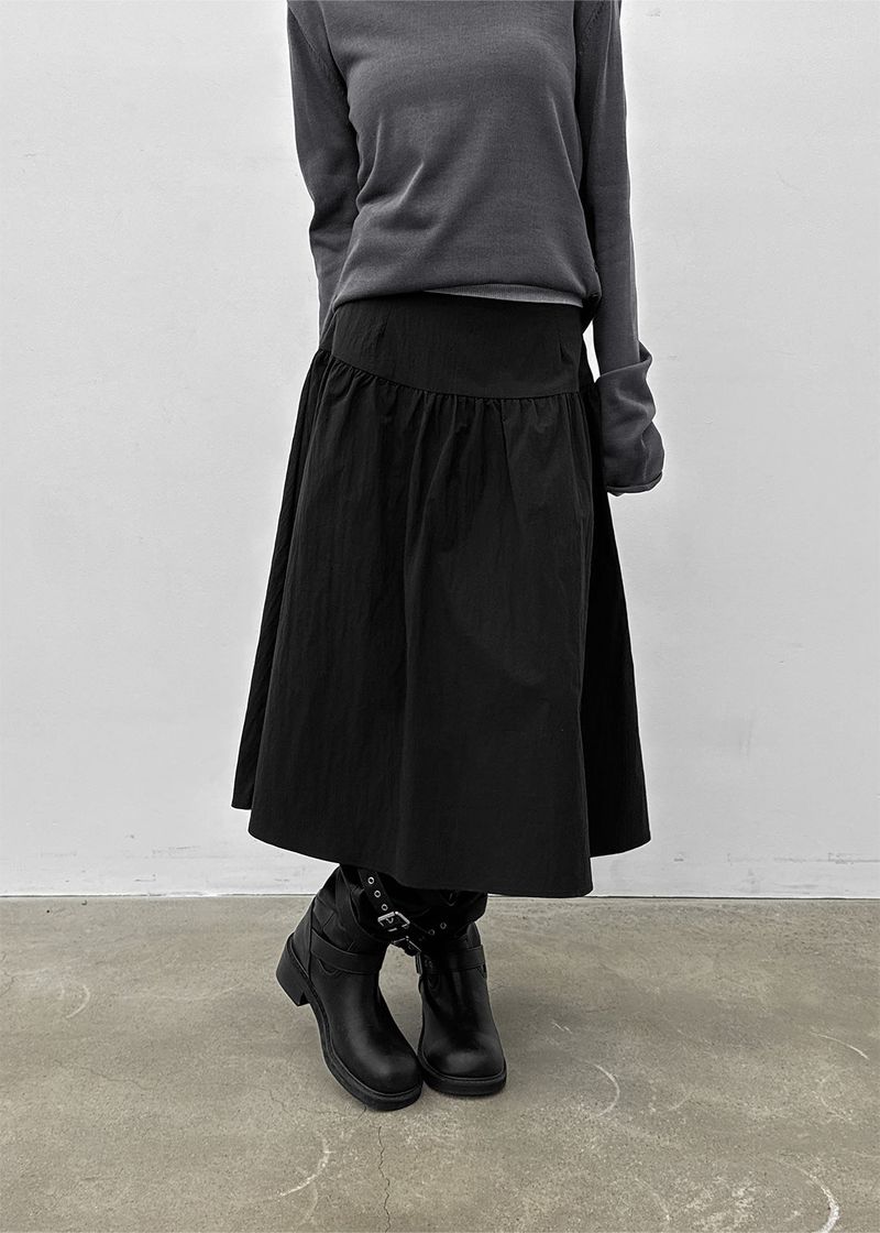 [MADE] Monier Cotton Flare Midi Skirt