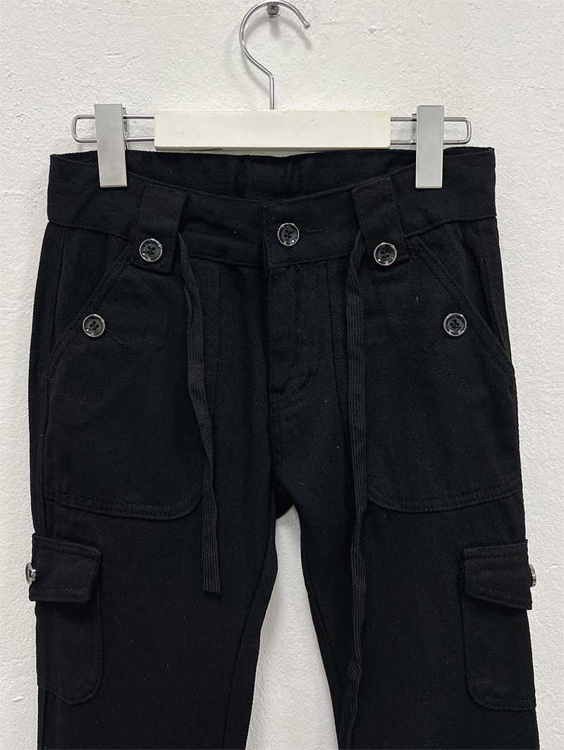 CARGO SLIM BOOTS CUT PANTS (2C)