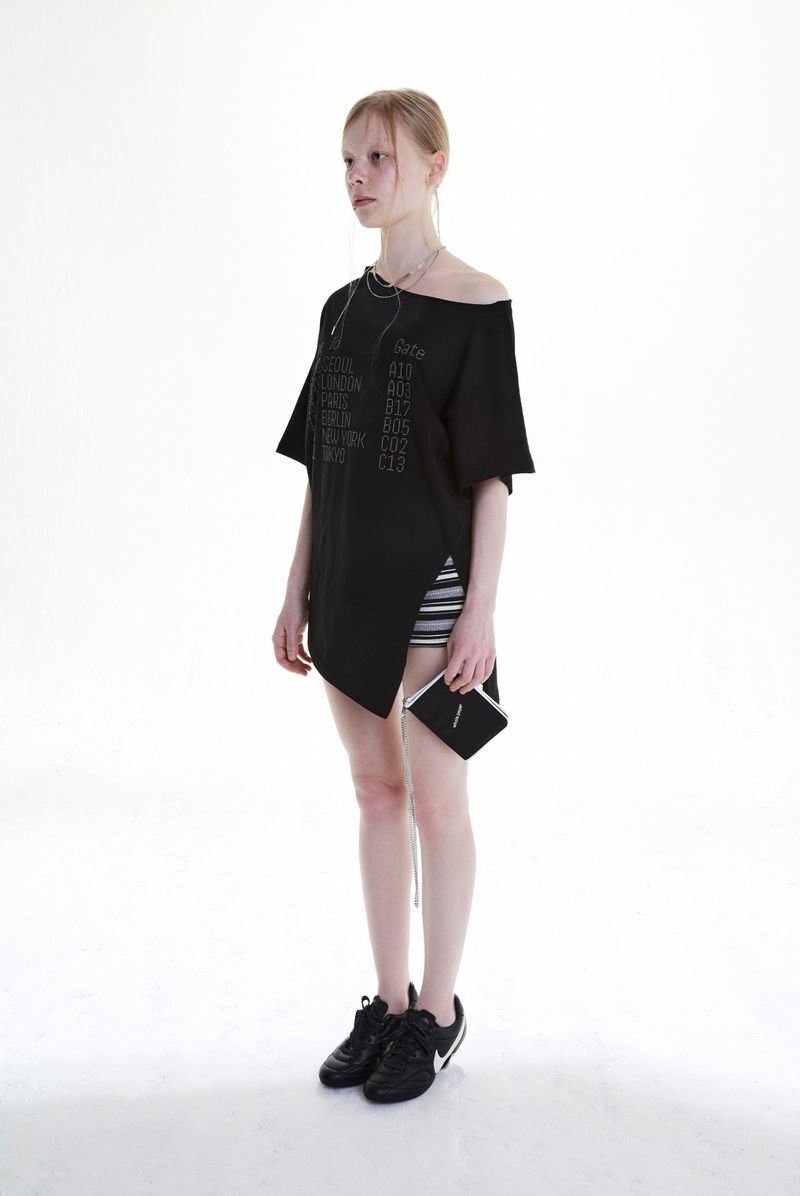 DEPARTURE CUBIC UNBALANCED TOP (BLACK)